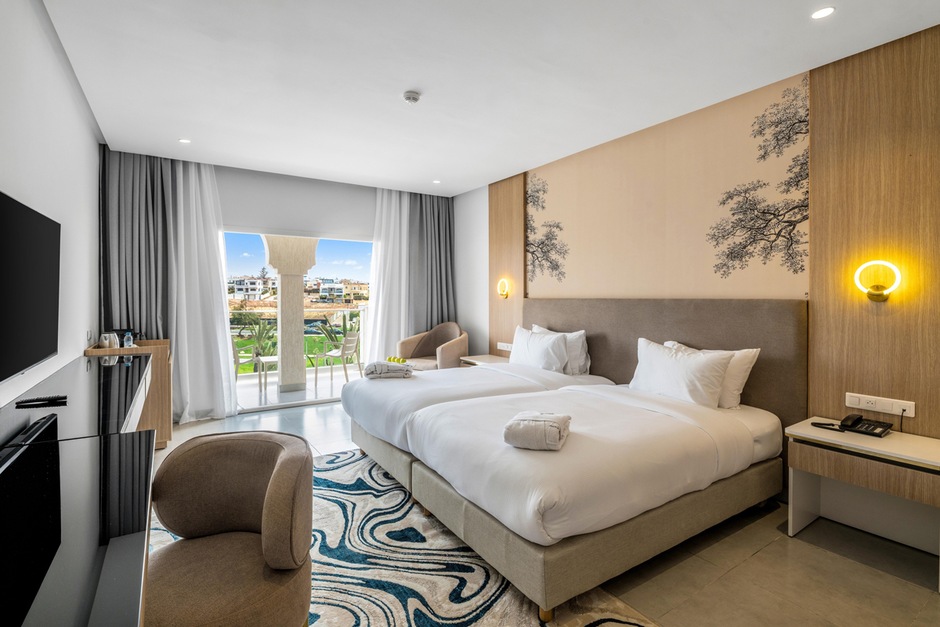Chambre deluxe vue jardin
