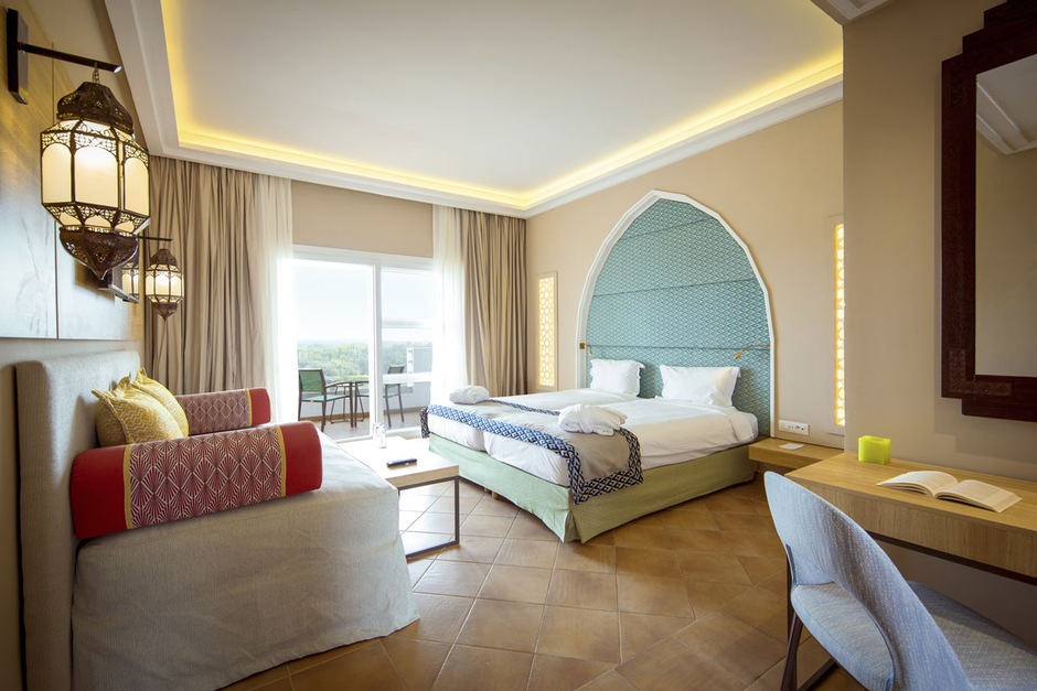 Chambre double vue mer partielle