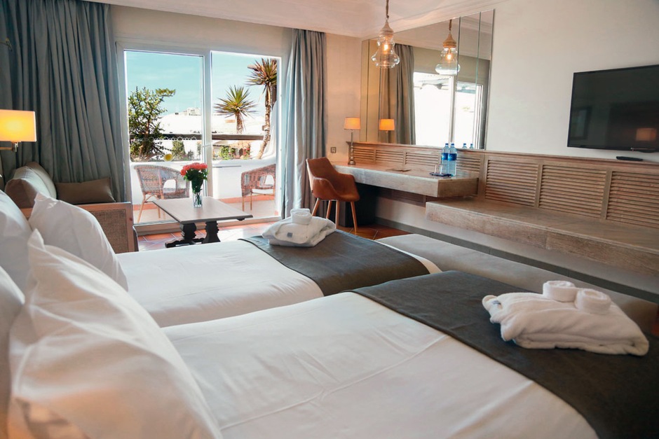 Chambre double avec balcon