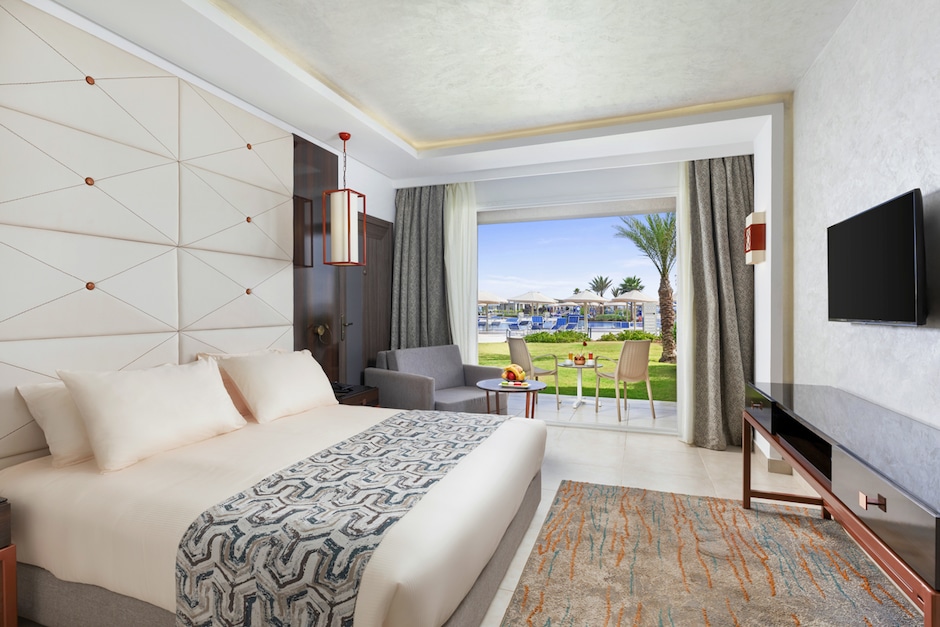 Chambre deluxe vue piscine