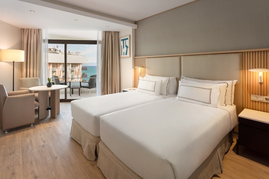 Chambre deluxe vue mer partielle