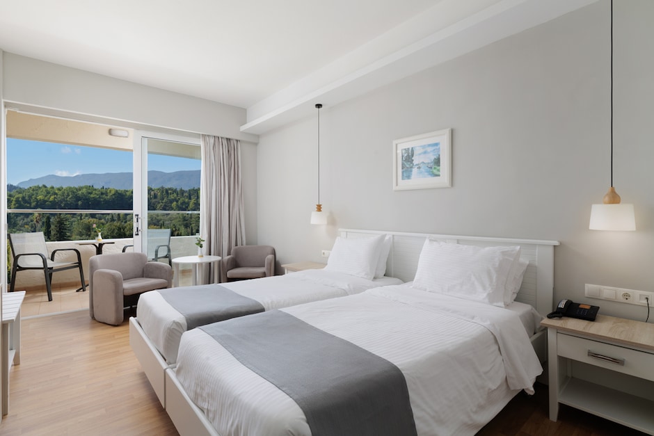 Chambre double vue montagne