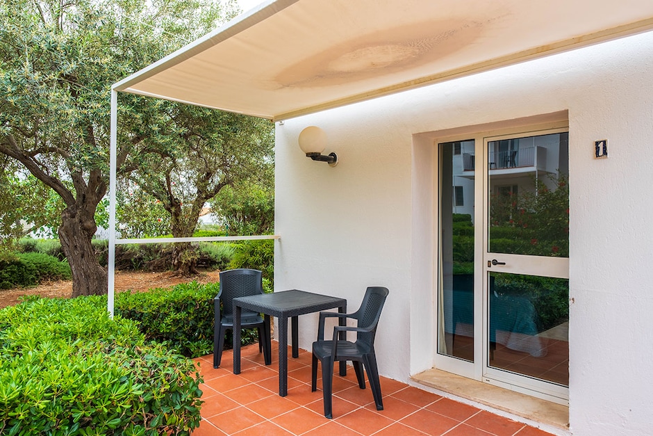 Terrasse bungalow au rez-de-chaussée