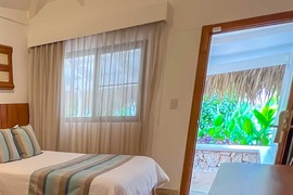 Club Marmara Viva Dominicus Beach, bungalow communicants vue jardin, vacances République Dominicaine TUI