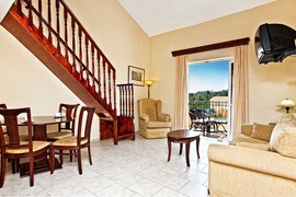 H&ocirc;tel Aqualand Resort, studio duplex, vacances en Gr&egrave;ce, Corfou, Tui