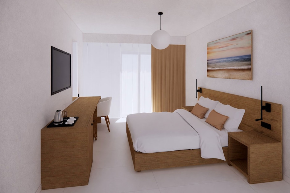 Chambre double - image de synthèse