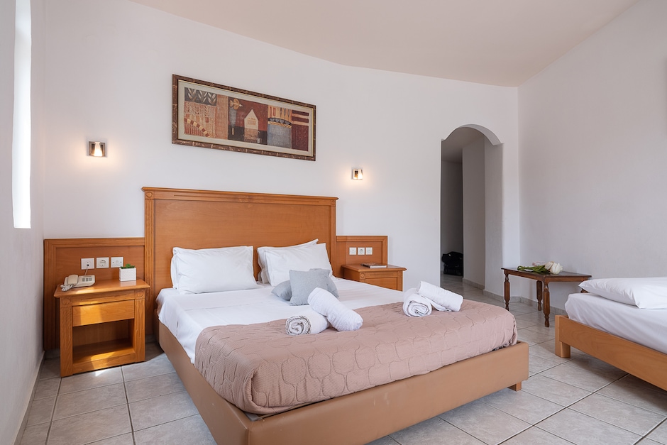 Chambre avec balcon ou terrasse vue mer