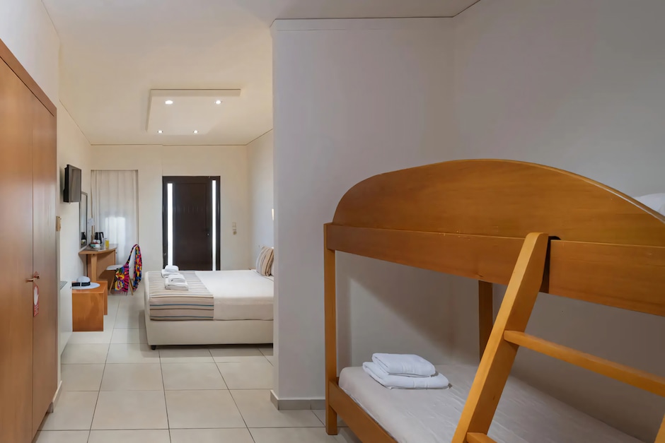Chambre familiale vue jardin