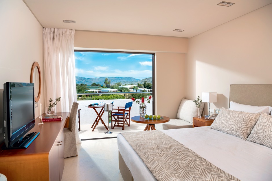 Chambre vue mer partielle