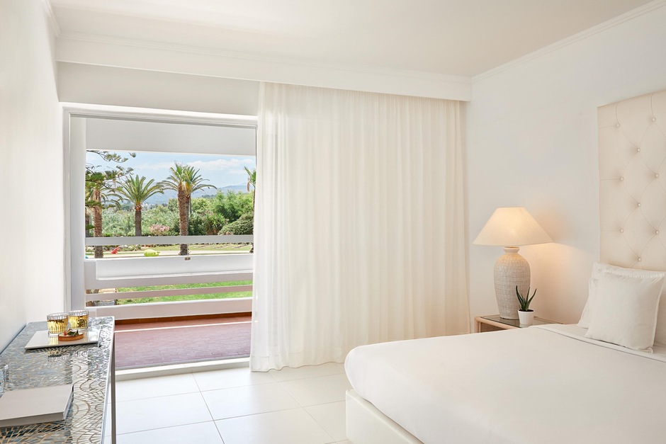 Chambre double vue jardin/montagne