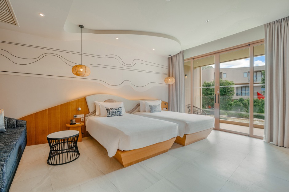 Junior suite accès piscine avec balcon