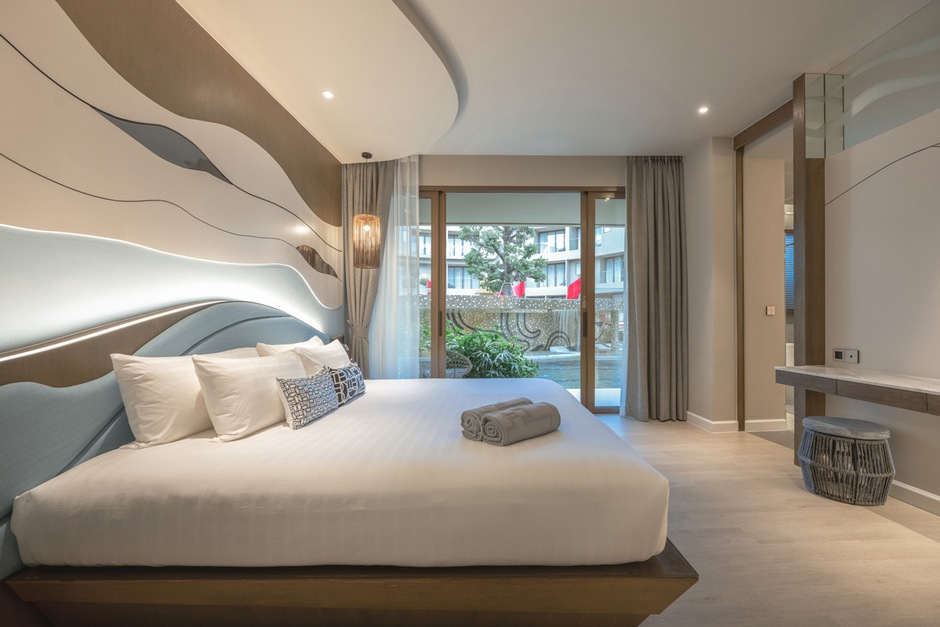 Junior suite accès piscine avec terrasse