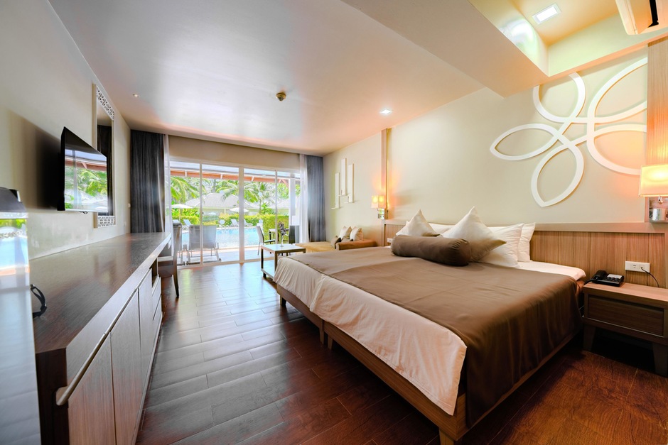 Chambre deluxe avec accès piscine