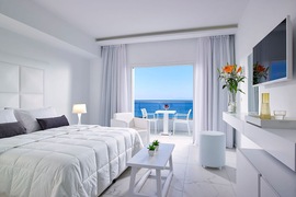 Chambre double vue mer de l'hôtel Dimitra Beach, séjour en Grèce, Kos, tui