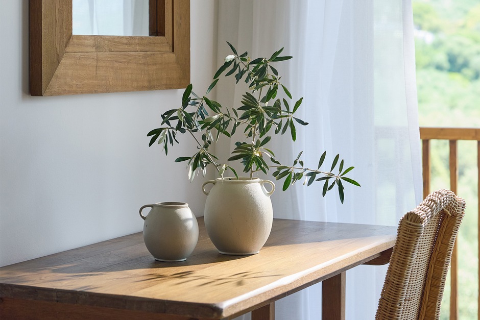 Chambre supérieure vue mer latérale