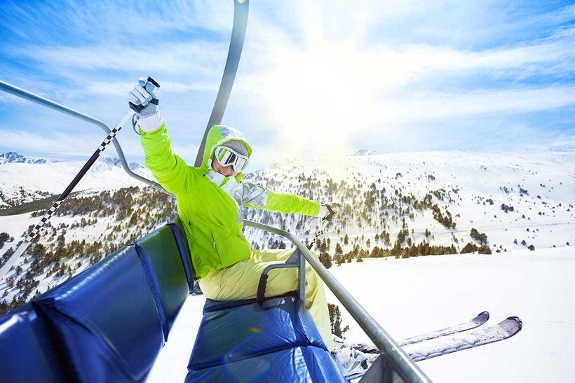Forfait matériel de ski et remontées mécaniques domaine La Plagne pour les seniors