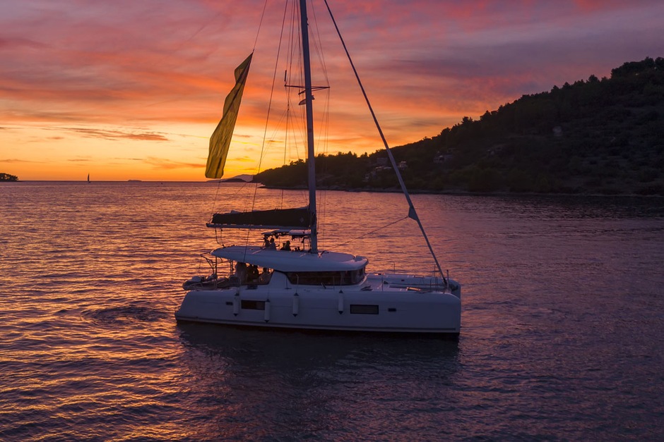 Croisière en Catamaran au coucher du soleil à Corfou