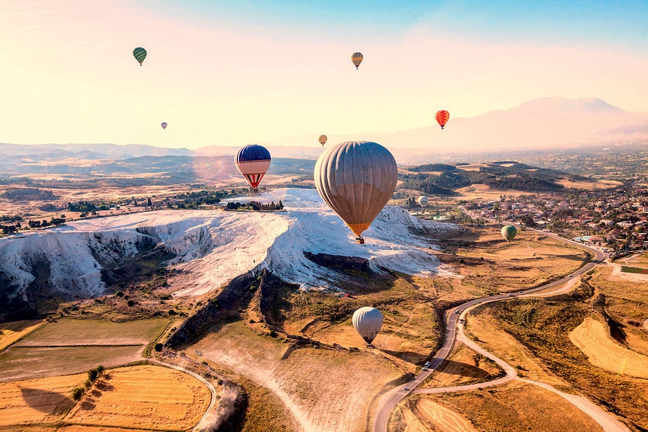 Pamukkale avec vol en mongolfière