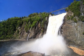 Les célèbres chutes de Montmorency