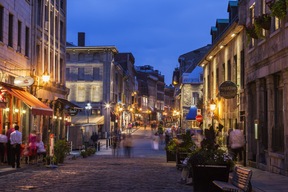 Rue Saint Paul à Montréal