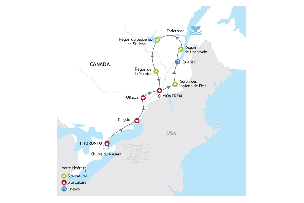 Canada - Est Canadien - Circuit Grand Tour de l'Est