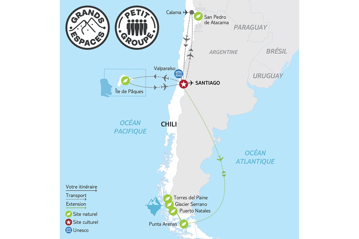 Circuit Essentiel - Découverte du Chili et de l'île de Pâques - Choix Flex - 13