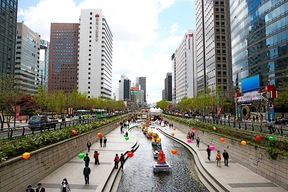 Canal Cheonggyecheon, Séoul