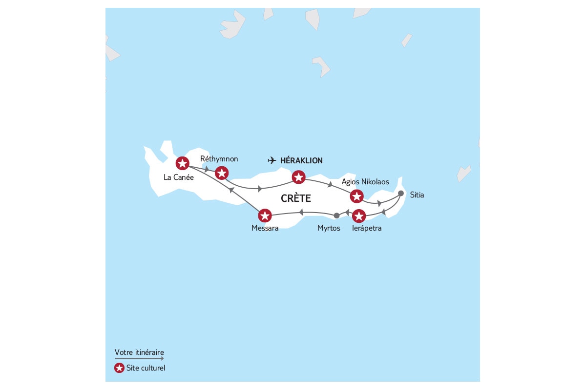 Crète - Grèce - Iles grecques - Road Trip Splendeur de Crète option 2 étoiles