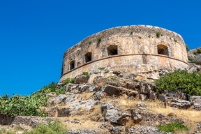 La  forteresse de l'île de Spinalonga