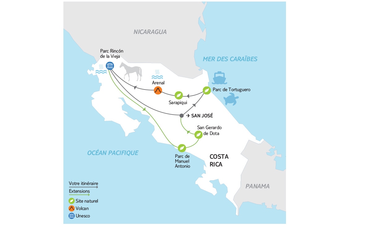 Costa Rica - Road Trip Sur la Route des Volcans - Itinéraire Sensation