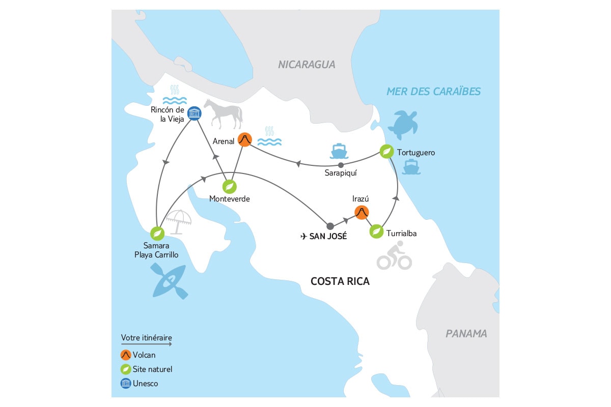 Costa Rica - Circuit Découverte et aventure au Costa Rica