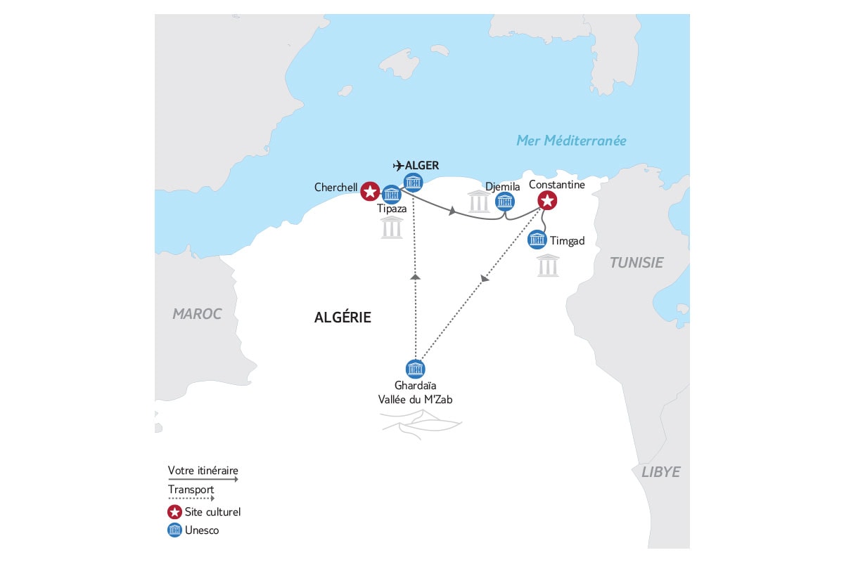 Algérie - Circuit Villes romaines d'Algérie et vallée du M'Zab