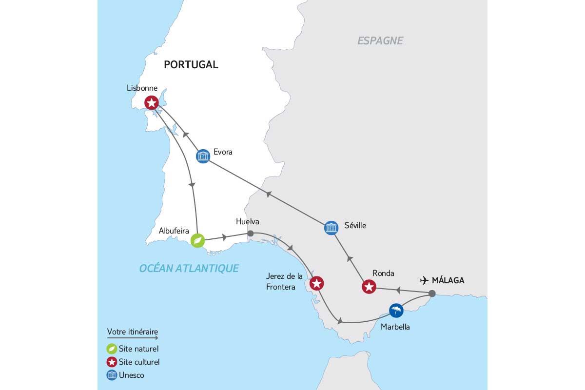 Espagne - Andalousie - Portugal - Algarve - Road Trip Flamenco et Fado