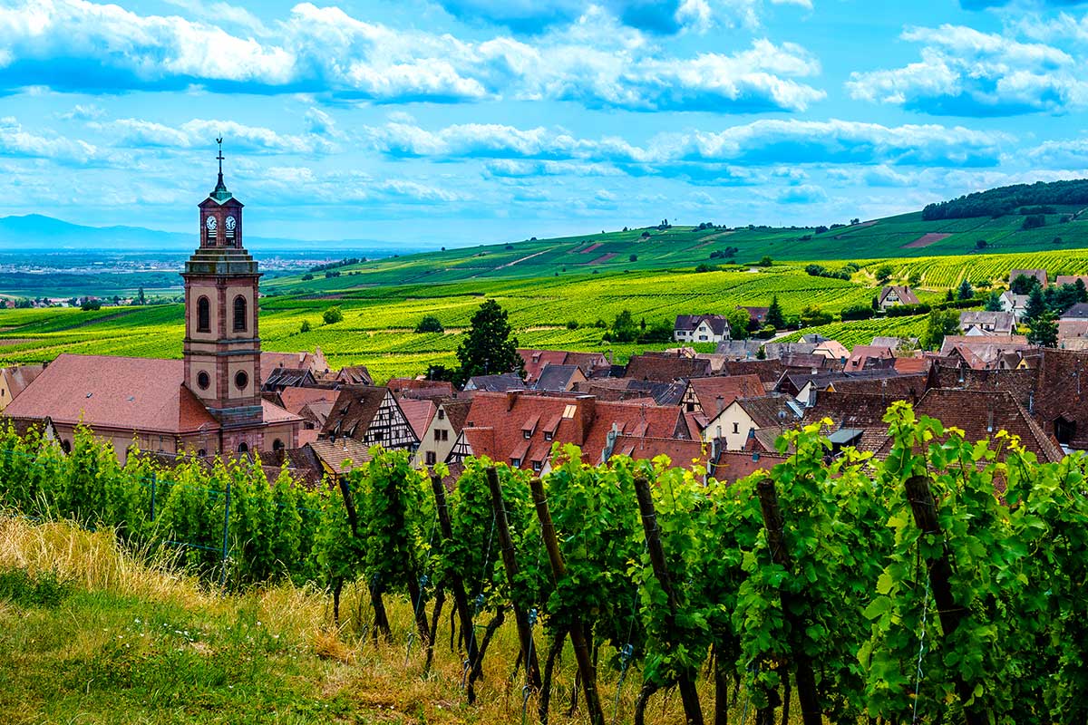 France - Alsace Lorraine Grand Est - Circuit Villages fleuris dAlsace