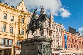 Zagreb, place Jelacic