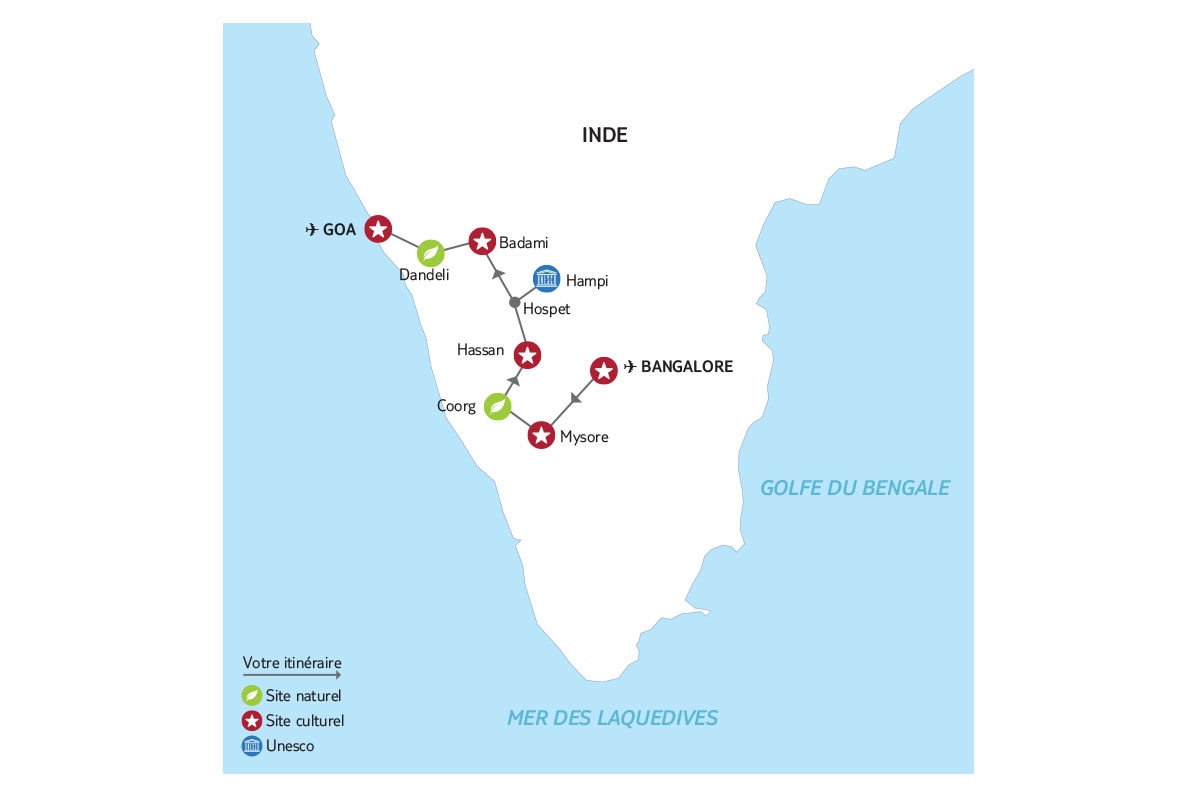 Inde - Inde du Sud - Circuit Merveilles du Karnataka et Goa