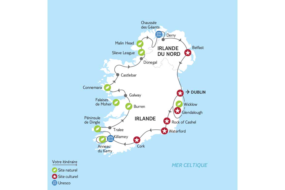 Irlande - Royaume Uni - Road Trip Toute l'Irlande