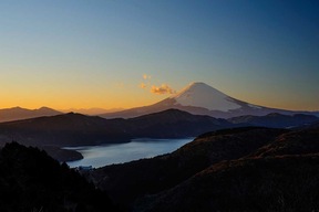 Le lac Ashi et le mont Fuji