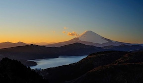 Le lac Ashi et le mont Fuji