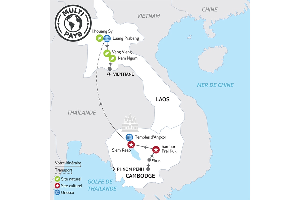 Image 18 du séjour Circuit privé Découverte du Cambodge au Laos à Laos, Cambodge