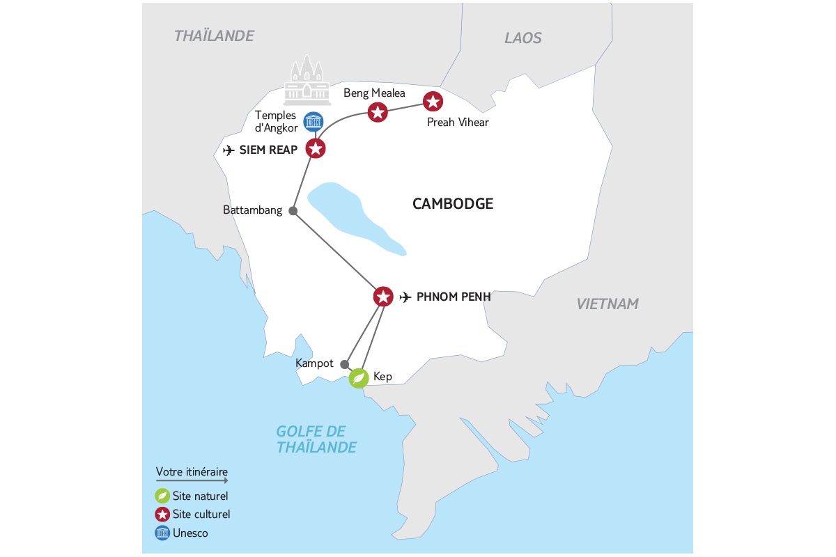 Cambodge - Singapour - Circuit Ancestral Cambodge avec extension à Singapour