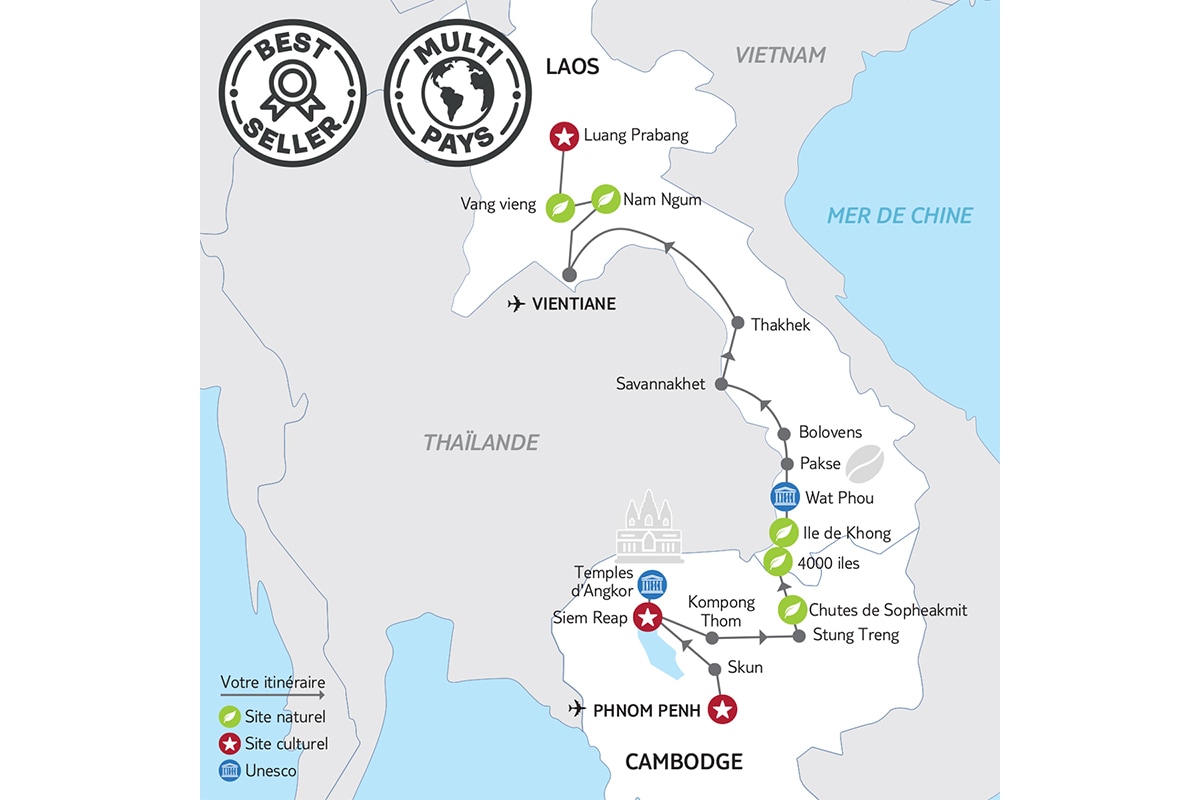 Image 20 du séjour Circuit Grand Voyage Cambodge et Laos autrement à Laos, Cambodge
