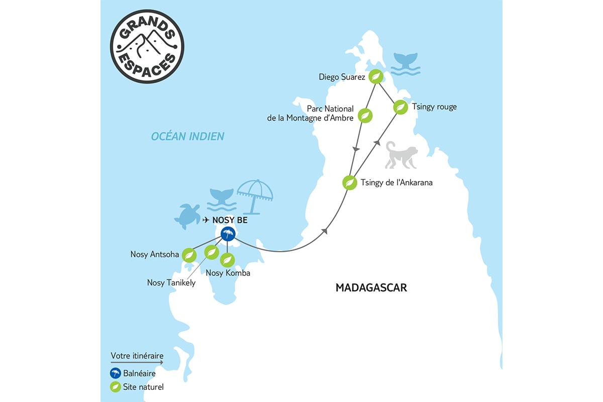 Image 15 du séjour Circuit Privé - Tsingy, lémuriens et Mer d'émeraude à Nosy-be, Madagascar
