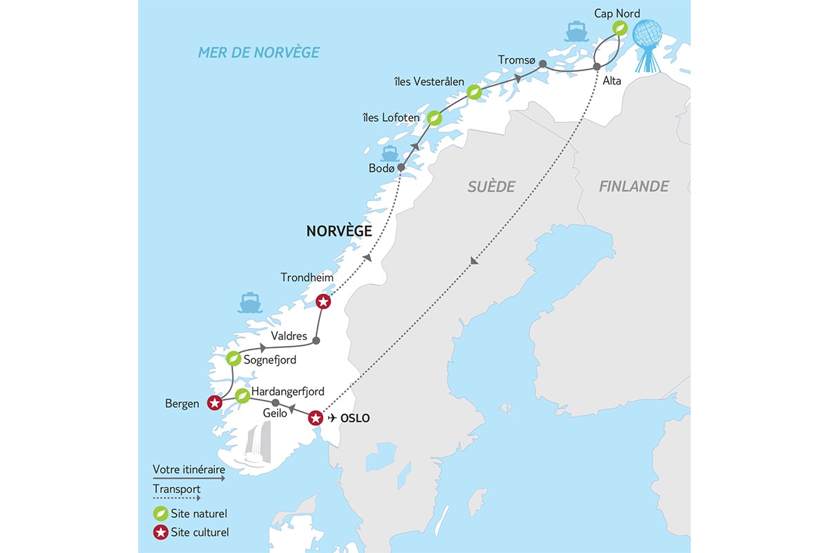 Norvège - Circuit Cap Nord