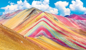 Ll montagne aux sept couleurs