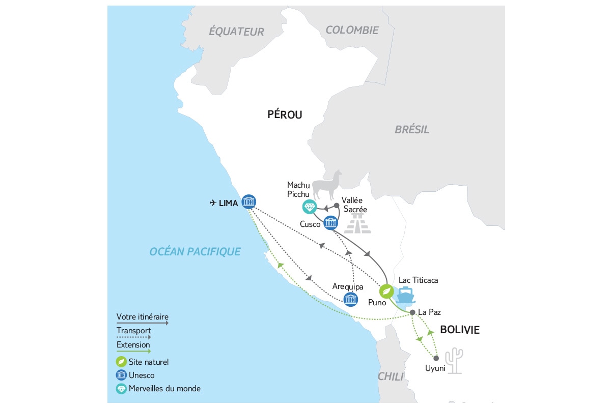Pérou - Circuit Fabuleux Pérou + Extension Amazonie Péruvienne
