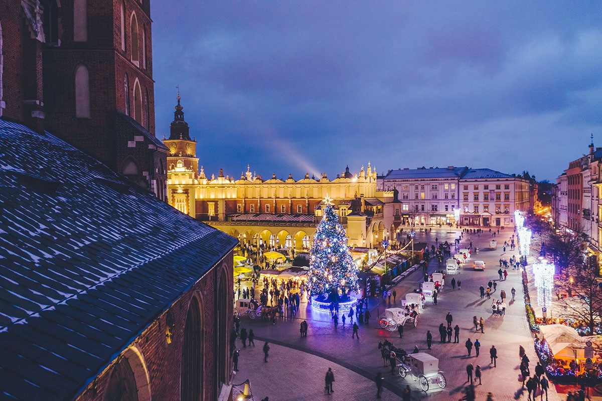 Pologne - Marché de Noël à Cracovie