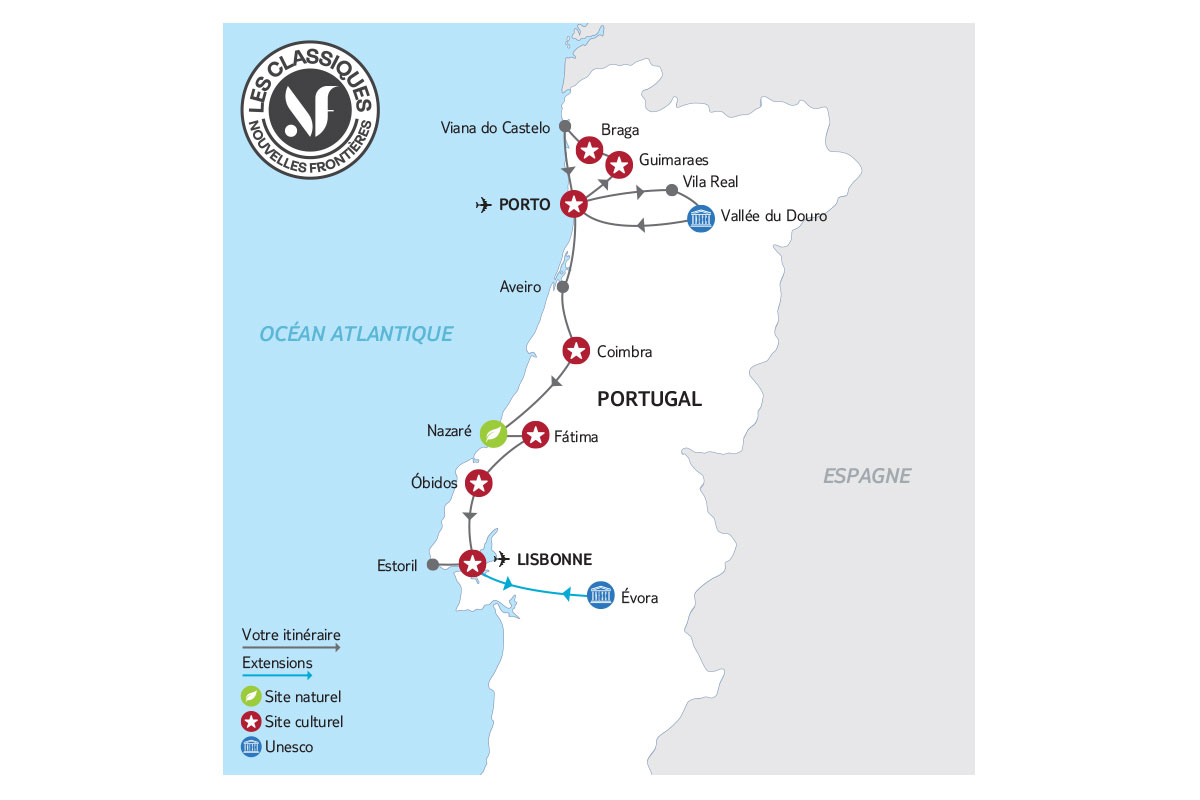 Portugal - Circuit Bem-vindo a Portugal ! + Extension Entre mer et terre, de la côte à l'Alentejo