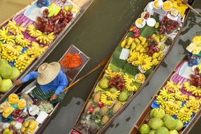 Marché flottant