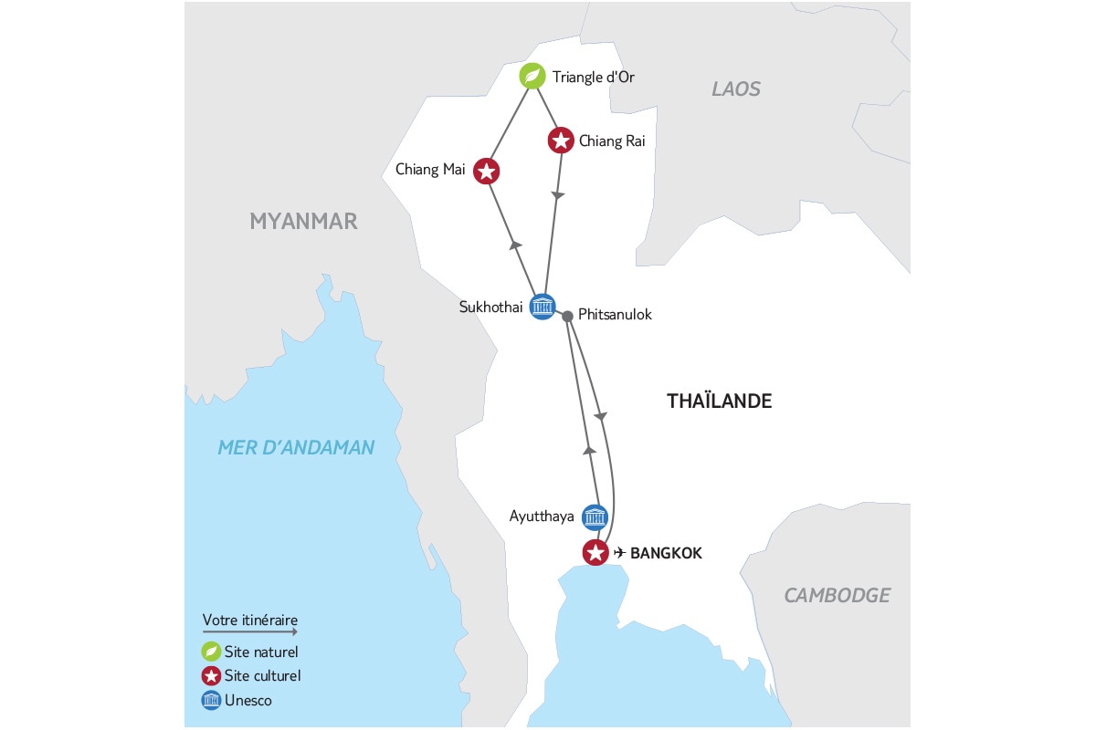 Thaïlande - Circuit privé Balade en Thaïlande - départs jusqu'à oct 2023